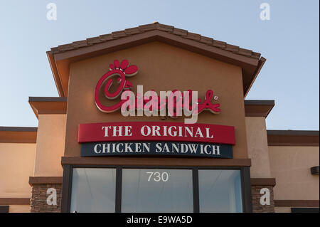 Chick-fil-Un ristorante situato a Lady Lake Florida USA Foto Stock