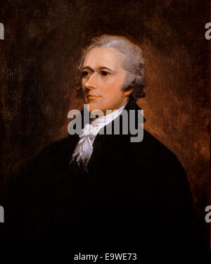 Alexander Hamilton ritratto da John Trumbull Foto Stock