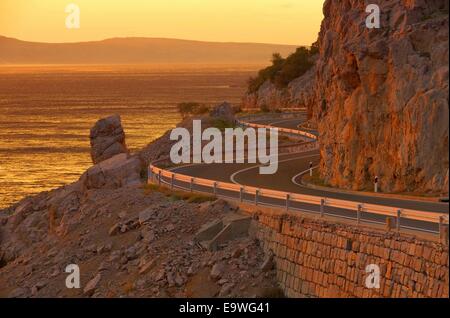 Kuestenstrasse Kroatien - strada costiera Croazia 01 Foto Stock