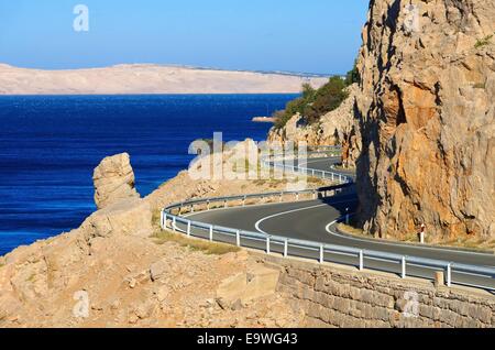 Kuestenstrasse Kroatien - strada costiera Croazia 02 Foto Stock