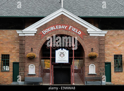 Doubleday campo baseball park, Cooperstown, New York, Stati Uniti d'America Foto Stock