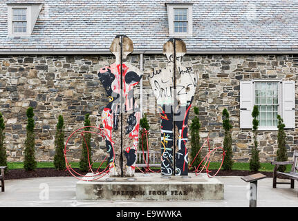 Il Breakfree scultura al Roosevelt Presidential Library, Hyde Park, New York, Stati Uniti d'America Foto Stock