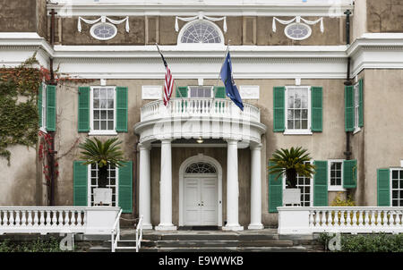 FDR Presidential Library, Hyde Park, New York, Stati Uniti d'America Foto Stock