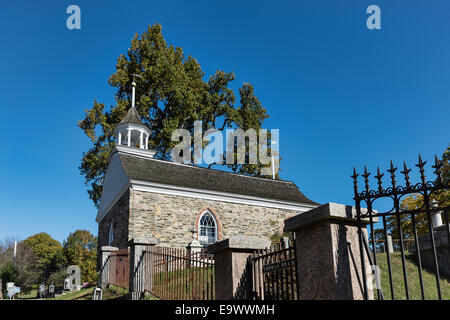 Vecchia chiesa olandese riformata, Sleepy Hollow, New York, Stati Uniti d'America Foto Stock