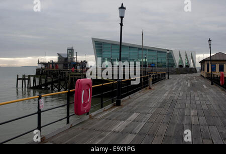 Southend Pier Southend-on-Sea, Essex, Inghilterra, Regno Unito. Foto Stock