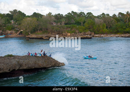 Dominikanische Republik, Osteno, Boca de Yuma, Foto Stock