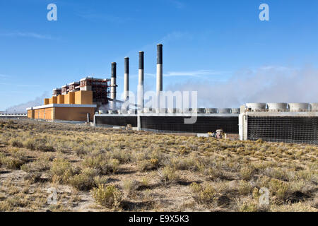 Jim Bridger Power Plant, alimentate a carbone. Foto Stock