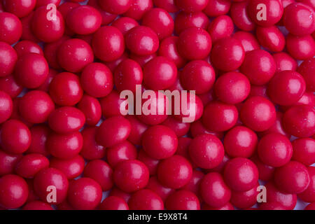 Sfondo di rivestito rosso caramella Foto Stock