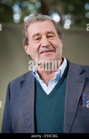 Michael Waterhouse, autore e storico, al Edinburgh International Book Festival 2014. Edimburgo, Scozia. Foto Stock