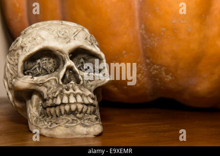 Cranio di Halloween Foto Stock