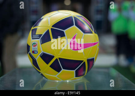 Match ball, 1 novembre 2014 - Calcio : Italiano 'Serie A' match tra Empoli FC 0-2 Juventus allo Stadio Carlo Castellani di Empoli, Italia. (Foto di Maurizio Borsari/AFLO) Foto Stock