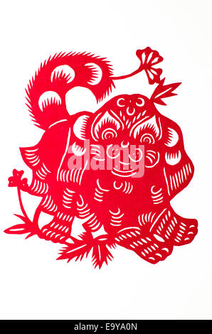 Zodiaco Cinese - Cane Foto Stock