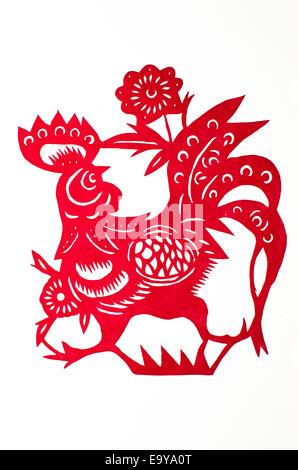 Zodiaco Cinese - Rooster Foto Stock