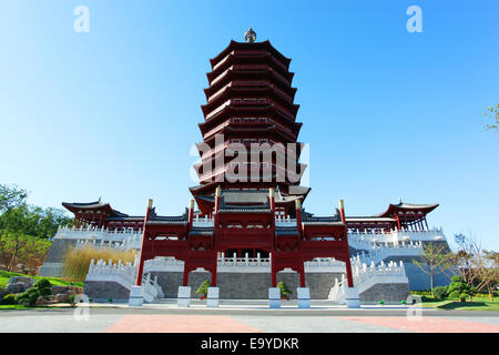 Pechino Yongding Torre Garden Expo Foto Stock