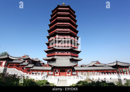 Pechino Yongding Torre Garden Expo Foto Stock