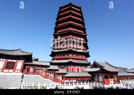 Pechino Yongding Torre Garden Expo Foto Stock