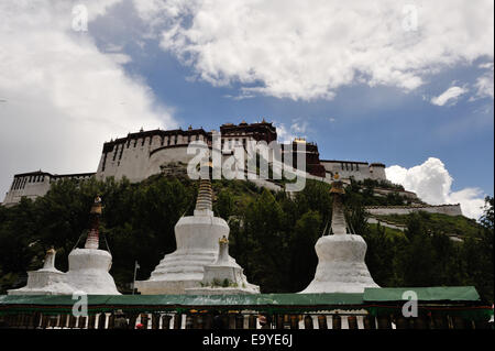 Il Tibet il Potala Foto Stock