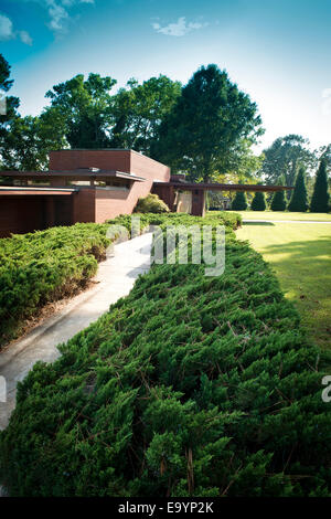 Rosenbaum House progettata da Frank Lloyd Wright nel 1938. Firenze in Alabama. Stati Uniti d'America Foto Stock