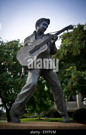 Elvis Presley statua. Beale Street a Memphis Tennessee Foto Stock