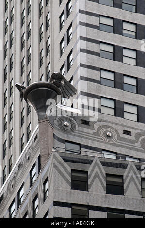 Chrysler Building nel centro cittadino inferiore. 405 Lexington Ave angolo della 42th Street. Questo grattacielo di 319 è anche un simbolo della città Foto Stock