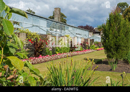 Parco Craigtoun; gite in barca; barche; lago; giardini, St Andrews Fife, Scozia UK Foto Stock