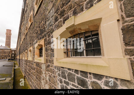 Al di fuori di Crumlin Road Gaol Foto Stock