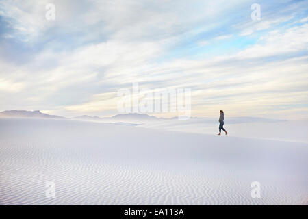 White Sands National Monument, Nuovo Messico, STATI UNITI D'AMERICA Foto Stock