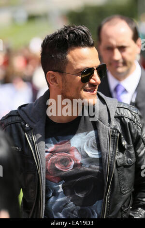 Peter Andre apre una nuova area di gioco presso il London Designer Outlet dotato di: Peter Andre dove: Londra, Regno Unito quando: 03 Maggio 2014 Foto Stock