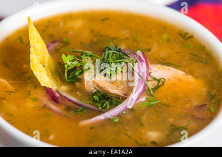 Deliziosa encebollado stufato di pesce da Ecuador Foto Stock