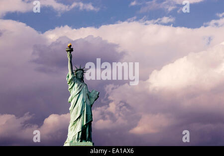 Statua della Libertà Foto Stock