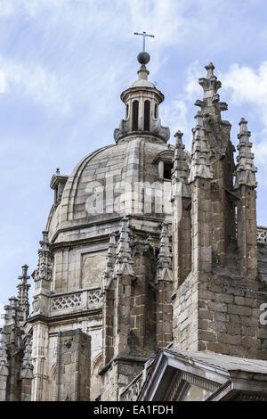 Cupola della Cattedrale di Toledo in Spagna Foto Stock