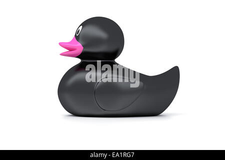 In gomma nera duck Foto Stock