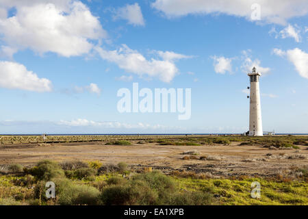 Il faro di Morro Jable Foto Stock