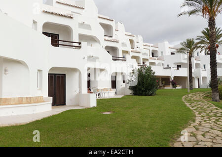 Blocco di appartamenti a Clube Albufeira club resort village. Algarve, Portogallo. Foto Stock