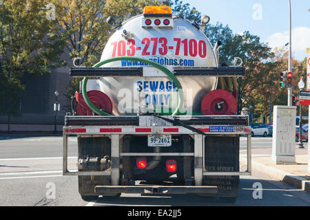 Pulizie di fognature carrello - USA Foto Stock