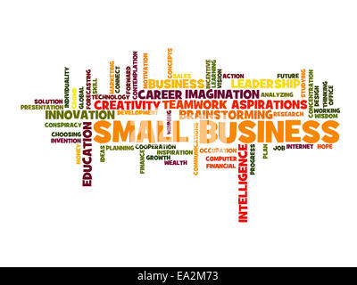 Small business concetto parola cloud Foto Stock