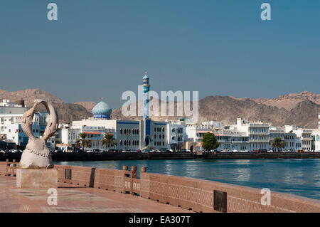 Muttrah Corniche, Muscat Oman, Medio Oriente Foto Stock