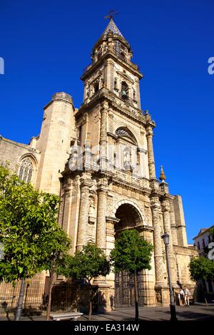 Chiesa di San Miguel, Jerez de la Frontera, la provincia di Cadiz Cadice, Andalusia, Spagna, Europa Foto Stock