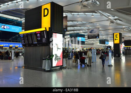 British Airways morsetto 5 a Heathrow. Foto Stock