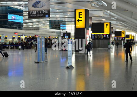 British Airways morsetto 5 a Heathrow. Foto Stock