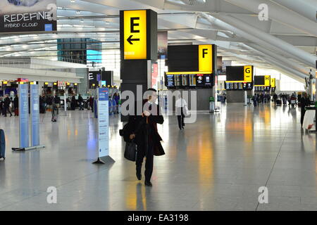 British Airways morsetto 5 a Heathrow. Foto Stock