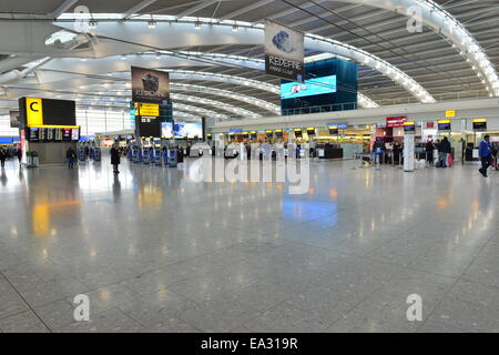 British Airways morsetto 5 a Heathrow. Foto Stock