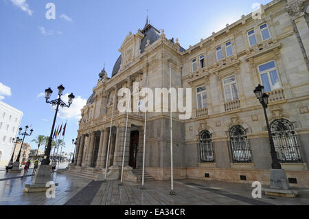 Town Hall, Cartagena, Spagna Foto Stock