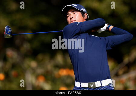 Chiba, Giappone. 6 Nov, 2014. Ryo Ishikawa Golf : HEIWA PGM CAMPIONATO Kasumigaura nel primo round a Miho Golf Club a Chiba, Giappone . © AFLO SPORT/Alamy Live News Foto Stock
