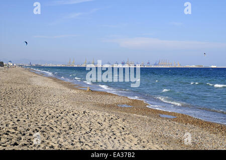 El Saler, spiaggia, Valencia, Spagna Foto Stock