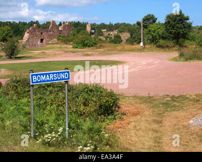 Fortezza ruderi, Bomarsund, Aland Foto Stock