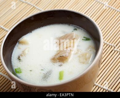 New England clam chowde Foto Stock