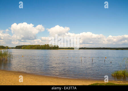 Lago Seliger, Regione di Tver, Russia Foto Stock