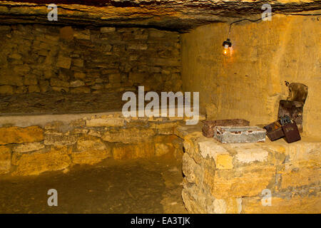 Vecchie Catacombe Odessa Foto Stock