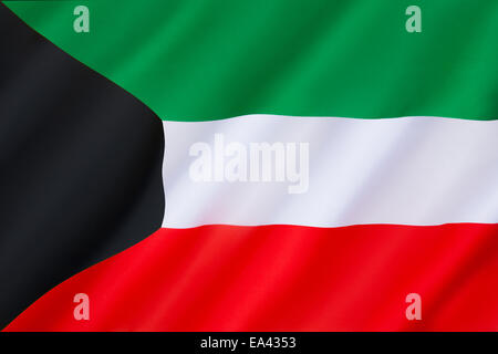 Bandiera del Kuwait Foto Stock